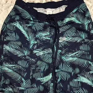 Merona (Target) Tropical Print Swim Shorts